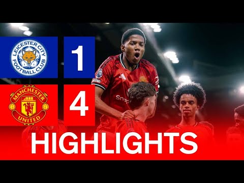 Leicester City U21 1 - 4 Manchester United U21 | Chido Obi-Martin Quattrick | U21 Premier League 2