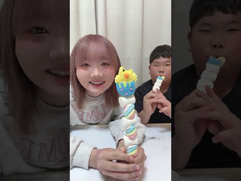 ◆今日のおやつ「カラフルマシュマロ」◆ #shorts #ひめちゃんとおうくん #おやつ