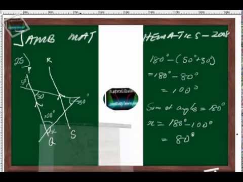 (www.jamb.org.ng) Jamb Maths Past Question And Answer 2008 Qn25