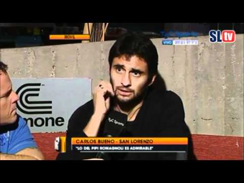 "Fué un error del arquero" - Carlos Bueno - San Lorenzo TV