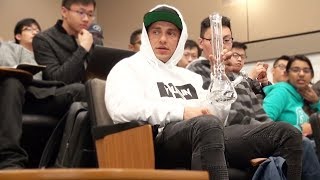 HITTING BOWLS IN LECTURES PRANK! Ft. VitalyzdTv