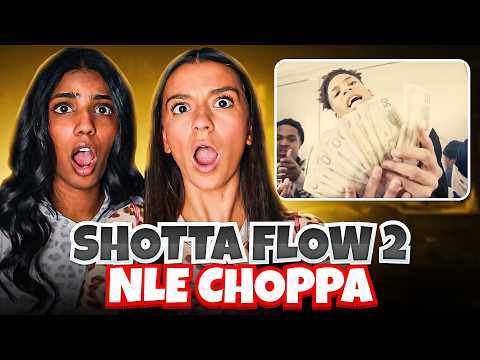 Canadian Girls React To NLE Choppa “SHOTTA FLOW 2” 😳🔥 We Couldn’t Believe Our Eyes #nlechoppa #rap