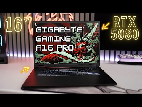 Gigabyte Gaming A16 Pro DYH (GA6DH) RTX 5080 Benchmark Review : Power Without the Bulk?