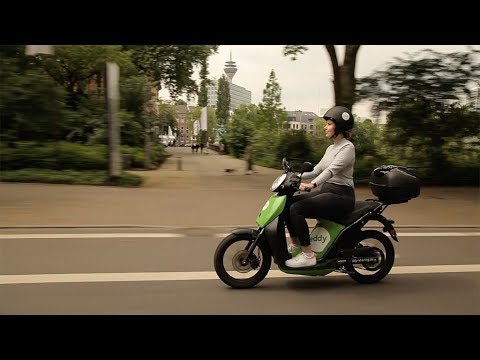 E-Roller Sharing Angebot "eddy" wird in Düsseldorf ausgebaut