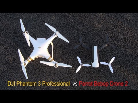 DJI Phantom 3 vs Parrot Bebop 2