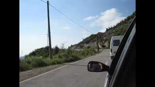 preview picture of video 'On the road, outside of Tirana, Albania'