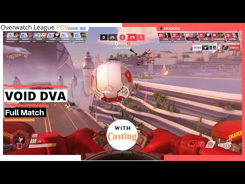 VOID DVA POV | Full Match - Playoffs | Dragons vs Excelsior | OWL Season 2020