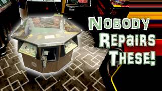 We've Got To Save This Midway TORNADO BASEBALL Cocktail Arcade Game!