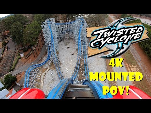 Front row point of view footage of Twisted Cyclone