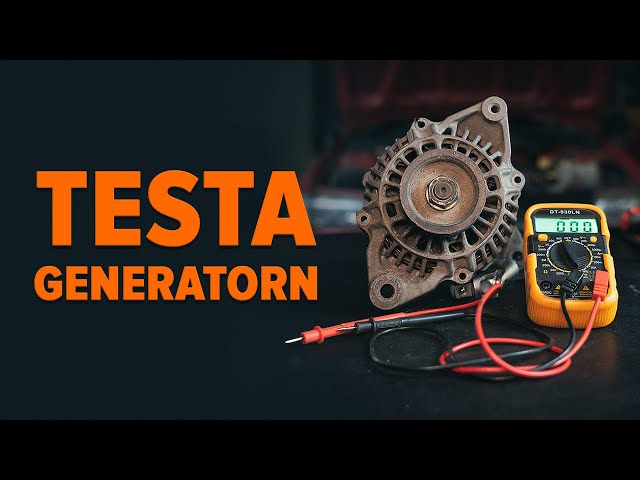 Se en videoguide om Startgenerator byta i SKODA RAPID