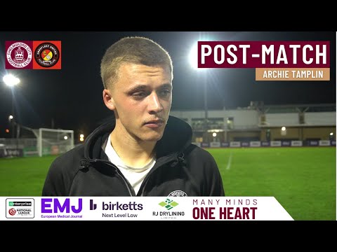 Archie Tamplin Post Ebbsfleet United (H)