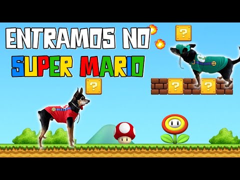 ENTRAMOS NO JOGO DO SUPER MARIO BROS.