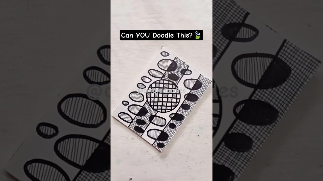 Day 430||🍂Things to doodle when you're bored🌀🍃🌿🍂#omayadoodles #drawing #doodle #lovelyart #zentangle