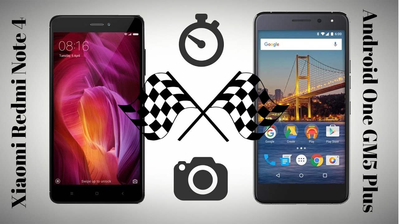 Xiaomi Redmi Note 4 VS Android One GM5 Plus - Speed Test And Camera Comparison [Greek with Eng Subs]