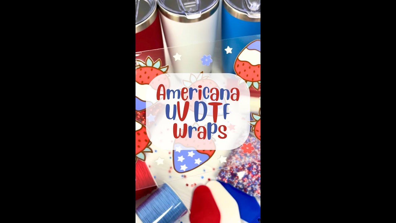 Americana UV DTF Cup Wraps
