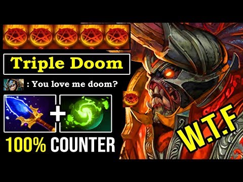 NEW 7.23E CANCER HERO TO COUNTER SLARK Crazy Triple Doom Soulbind Refresher Combo 100% IMBA DotA 2