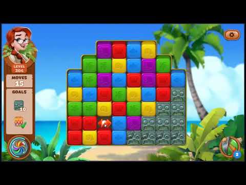 Lost Island Blast Adventure Level 304 - NO BOOSTERS 🏝️ | SKILLGAMING ✔️