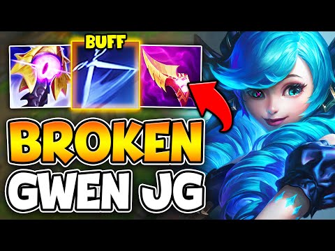RIOT JUST MADE GWEN AN S TIER JUNGLER WITH THESE BUFFS... (ONE SHOT YOUR CAMPS)