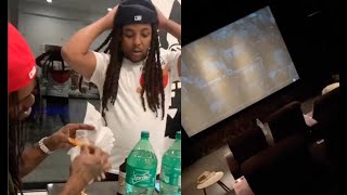 Tadoe Gives Tour Of Chief Keef $10M Beverly Hills Mansion Indoor Movie Theater Basketball Court Look