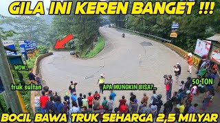 Download lagu Gila Ini Keren Banget‼️Bocil Gantikan Sopir Bawa Truk Sultan Seharga 2,5 Milyar Lewat Sitinjau Lauik mp3