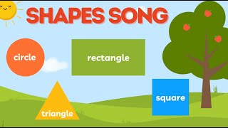 2D Shapes Song | circle, triangle, square, rectangle