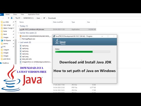 How to download and install Java JDK on Windows 7 8 10 Set path in Java