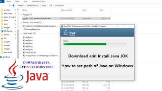 How to download and install Java JDK on Windows 7/8/10 - Set path in Java