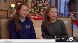 Young Sisters Raise $1 5 Million Selling Origami Ornaments   NBC 5 Dallas Fort Worth