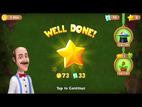 Gardenscapes Level 2088 With No Boosters - Lake House: Clean Up, Clean the Water, and Deck