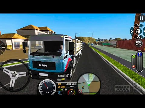Euro Truck Driving Simulator Truck Transport Games - Android Gameplay FHD