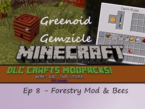 Forestry Mod & Bees - Minecraft Don't Eat the Stone Let's Play 8