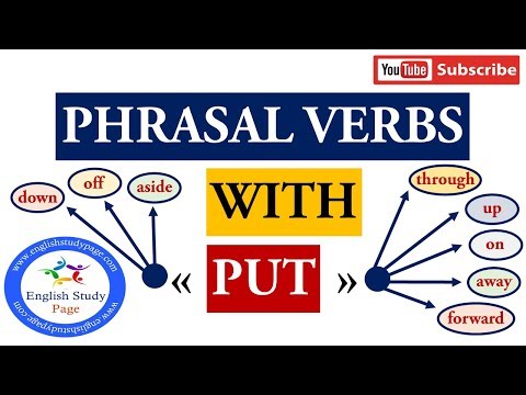 Phrasal Verbs with "Put" in English