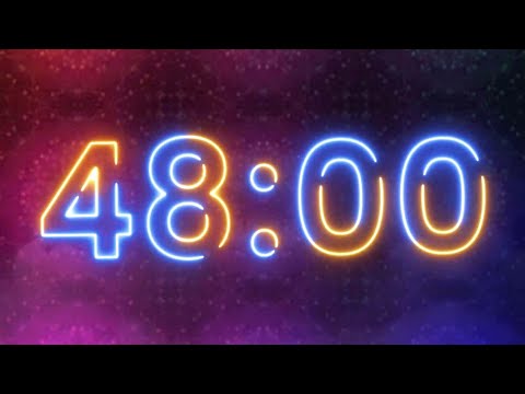 48 Minute Timer - 2880 seconds Timer - Clean & Simple Timer