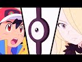 Ash And Cynthia Vs Unknown AMV Street Lights Pokemon Journeys Episode 83
