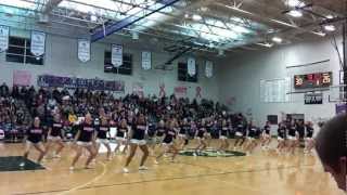 Pink Night 1/2 time THS Varsity