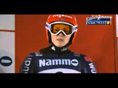 Ski jumping World Cup 2016 Ladies. Oslo. Daniela Haralambie & Anna Rupprecht