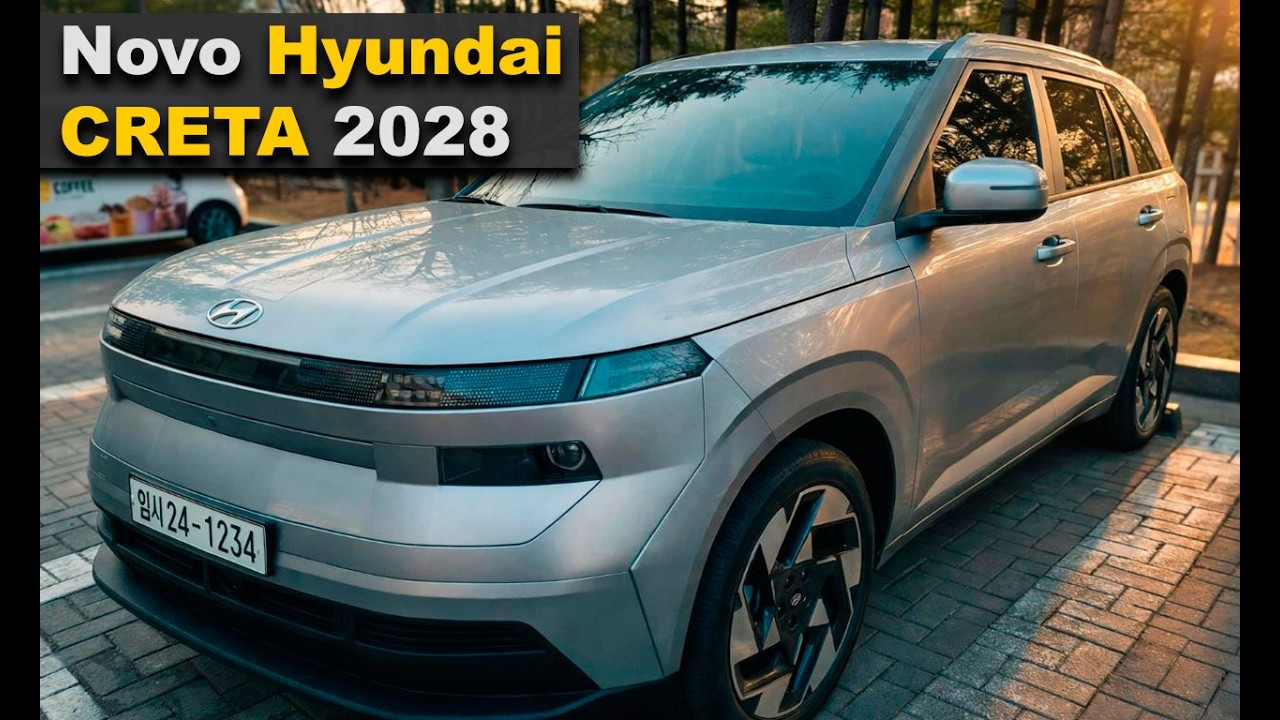 Novo Hyundai Creta 2028 tem primeiras imagens reveladas