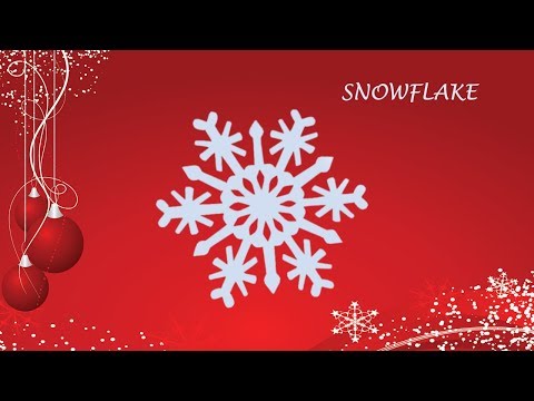 Xmas Snowflake - Fun DIY craft  holidays decoration