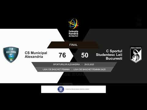 L1BF 2024-2025: CSM Alexandria - Sportul Studențesc Leii (semifinala)