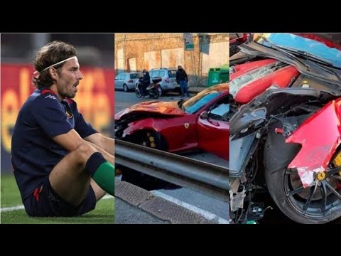 Genoa goalkeeper’s Ferrari crashed and destroyed after car wash