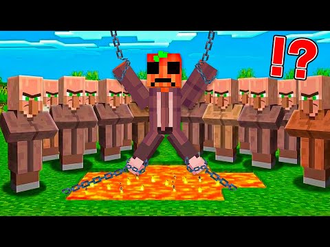 Por Que los Aldeanos Me ODIAN en Minecraft..