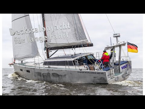 Alu-Blauwasseryacht mit Deckssalon und Hybridantrieb: Viator Explorer 42 DS