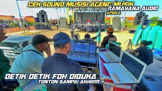 Download lagu Cek Sound Musisi AGENG MUSIK | detik' FOH RAMAYANA dibuka..!! mp3