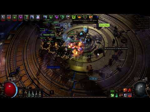 [Path of Exile] 3.13 Maven Elder Guardian Fight. Carrion Golems Elementalist Build(day 6 progress)
