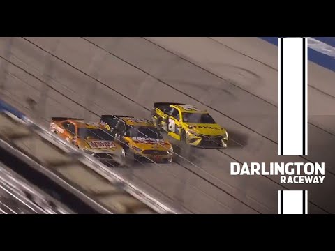 That Jones boy, three-wide pass for the lead | NASCAR at Darlington