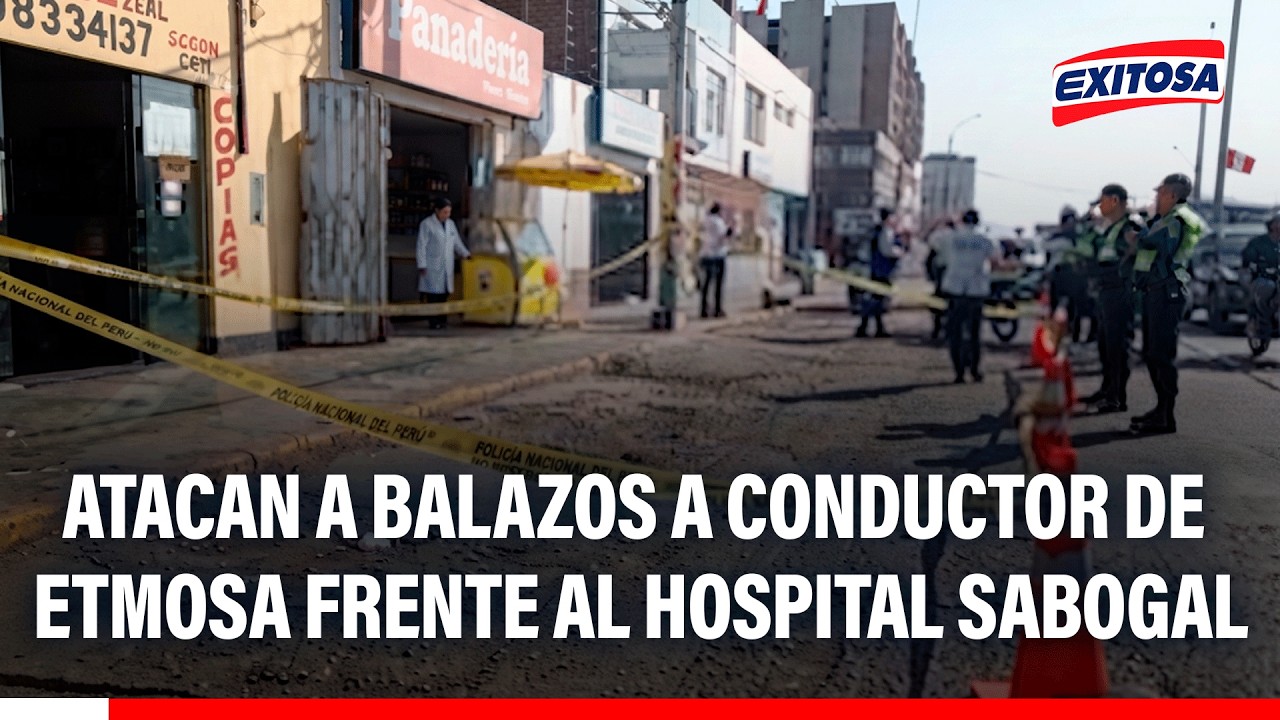 🔴🔵 Conductor de ETMOSA resultó herido de bala tras ser atacado por presuntos sicarios en el Callao