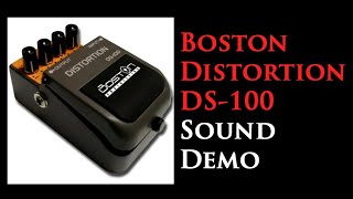 Video thumbnail for Boston DS-100 guitar pedal sound demo by Vintot Rocks