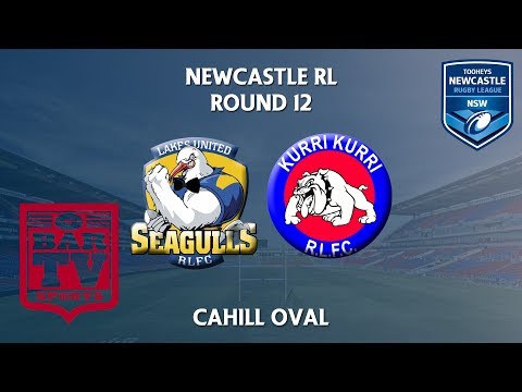 2018 Newcastle RL 1st Grade Round 12 - Lakes United Seagulls v Kurri Kurri Bulldogs