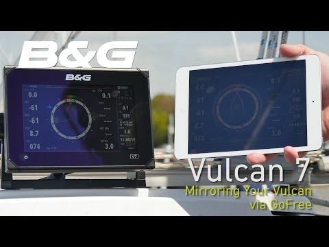 Vulcan 7 Demo - How to mirror your chartplotter to a mobile or tablet