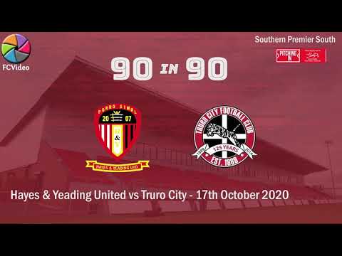 Hayes & Yeading Utd v Truro City | 90in90 HIGHLIGHTS | 17th Oct 2020